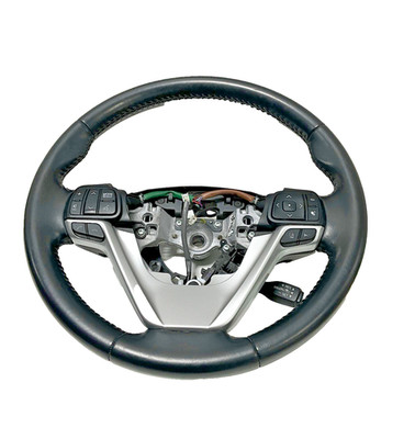 2017 Toyota Highlander Steering Wheel Black GS12005860 OEM