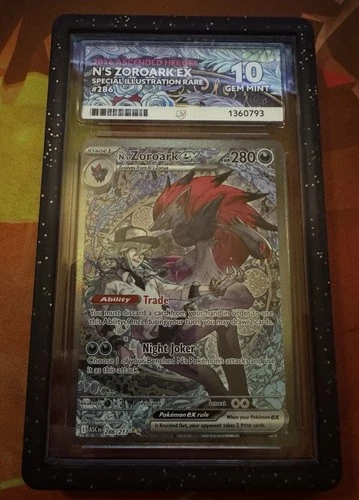 Pokemon N’s Zoroark - 286 - SIR - Ascended Heroes - ACE 10