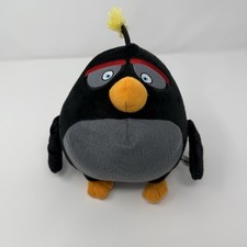 Rovio Angry Birds Plush Bomb Black Bird 8" Stuffed Animal Toy Plush Movie