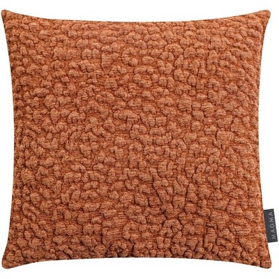MAGMA COSMO Kissenhülle Kissenbezug Polyester Kupferfarben 3D-Effekt 40 x 40 cm