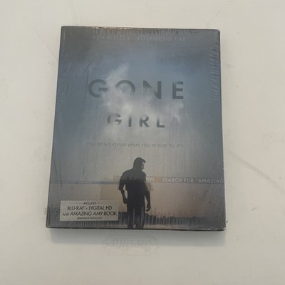 Gone Girl (Blu-ray, 2014)+ DHD and Amazing Amy Book; Factory Sealed! GR