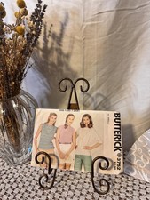 Vintage Butterick 3752 Misses' One-Yard T-Shirt Sewing Pattern Size Small Uncut