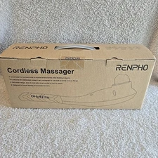 RENPHO Rechargeable Electric Hand Held Deep Tissue Massager,Cordless EM-2016C