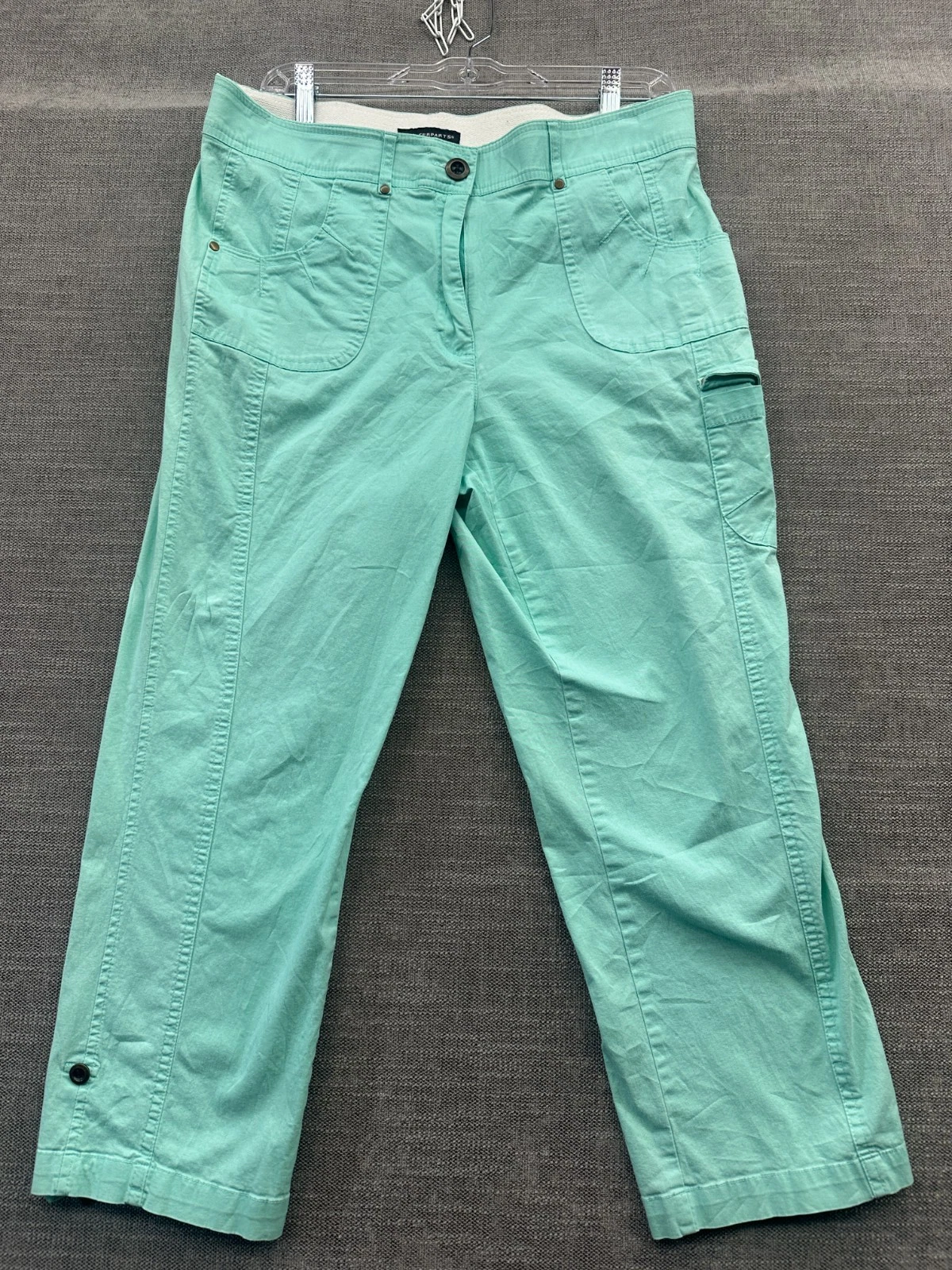 Counterparts Cargo Cropped Pants Womens 12 Mint Green Straight Leg Outdoor Wear
Opens in a new windo