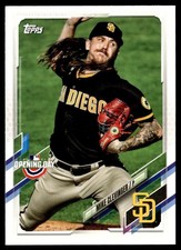2021 Topps Opening Day Mike Clevinger San Diego Padres #216