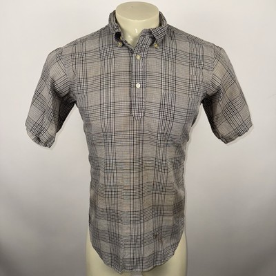 Vtg 50s 60s McGregor Shirt 765 Wash and Wear MCM Mod Tunic
