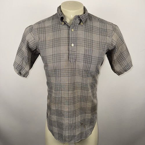 Vtg 50s 60s McGregor Shirt Mens 765 Wash and Wear MCM Mod Tunic Pullover Large - Picture 2 of 14