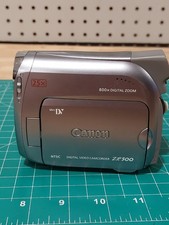 Canon ZR500 Mini Dv Camcorder Only Tested Works Missing Battery