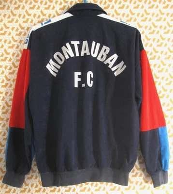 Veste Fc Montauban Football 80'S Marius Trésor MT 65 Velour Vintage - 174 / M - Photo 1/4
