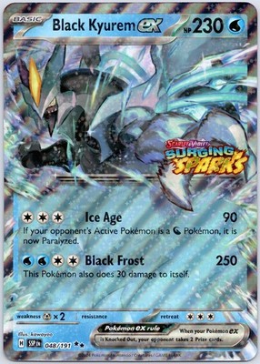 Black Kyurem ex Surging Sparks Stamped Oversized/Jumbo 048/191 (NM) Pokemon TCG