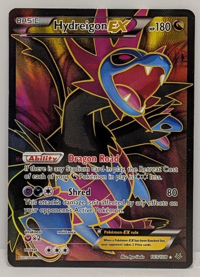 Hydreigon EX 103/108 Ultra Rare Pokemon Card