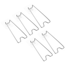 5.1" Adhesive Easel Back, 5 Pcs Metal Picture Frame Back Stand, Silver Tone