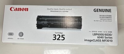Genuine CANON CART325BK BLACK Toner Cart LBP6000/MF3010 Printer (1.6K)
