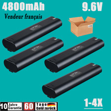 1-4x Batterie Ni-MH 4800mAh pour Makita 9.6V 9000 9001 9002 9033 9600 191681-2 