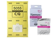 12 Bags for Kenmore Progressive Canister Vacuum Cleaner 5055 C EF2 CF1 Filter