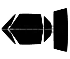 PreCut All Sides Window Film Any Tint Shade For Cadillac Allante 1987-1993