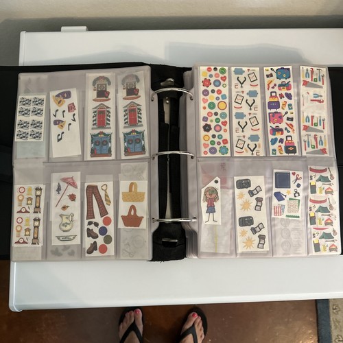 Creative Memories Binder Storage With Tons Of Stikers - Picture 9 of 24