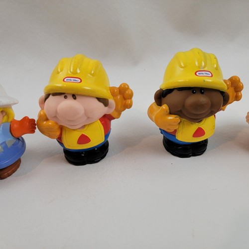 Little Tikes Construction People Workers Figures Little People Nurse Career Work - Picture 3 of 8