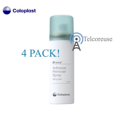 Coloplast Brava Adhesive Remover Spray 1.7 oz Bottle,  4 Pack, 120105