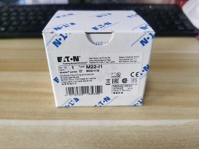1PC New Eaton Moeller M22-I1 M22-I1Q Push Button,1 Gang Brand