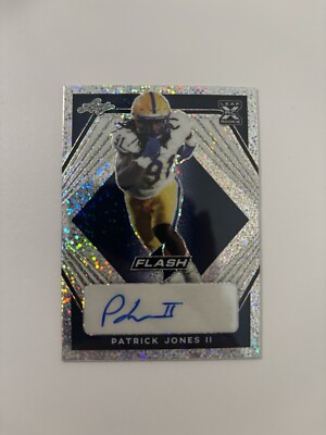 2021 Leaf Flash Football Patrick Jones Rookie Auto # d /75 