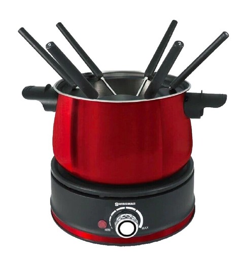 Bamboo Fondue Set with Marble Lid and Stainless Steel Forks | eBay