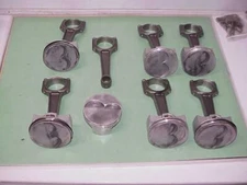 7 JE Forged 4.040" FSR Flatop Pistons & 7 Carrillo 6.00" I-Beam Rods SB Chevy P1