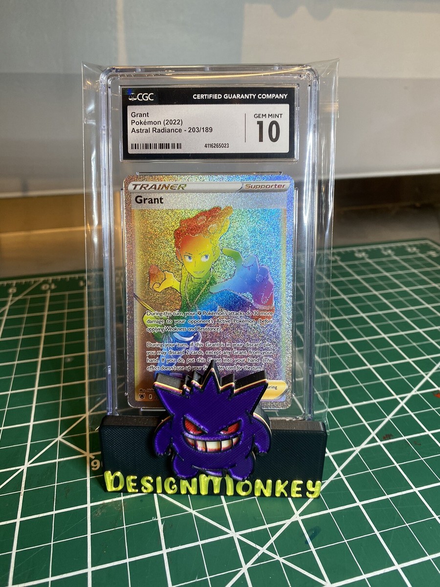 CGC Graded 10 Gem Mint Grant 203/189 Astral Radiance Pokemon Card