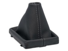 SCHALTMANSCHETTE FUR AUDI A5 07-16 AUDI Q5 08-16 SCHALTSACK LEDER NAHT GRIS