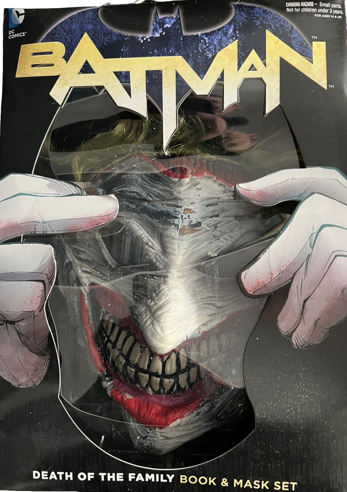 Joker face mask Death In The Family/Batman Graphic Novel Box set