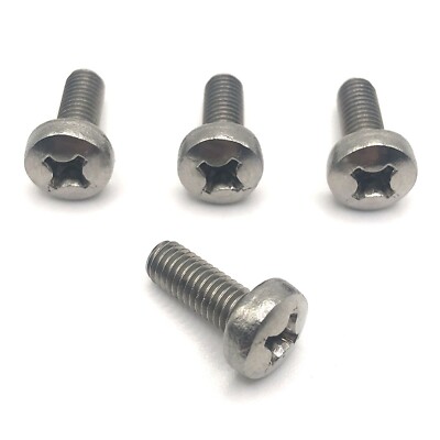 Rear License Plate Screws for Acura - M6-1.0 x 16mm - Stainless
