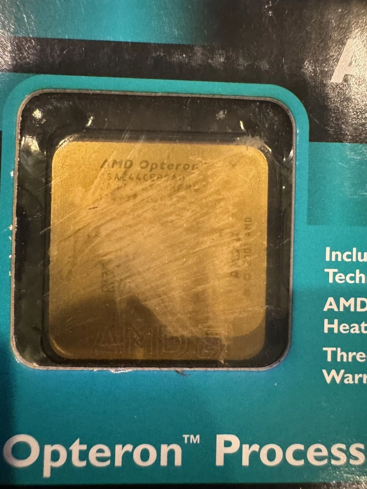 2004 AMD Opteron 244 (OSA244CEP5AL) Processor, New Old Stock - Image 3 of 4