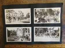 Antique Vintage Old Photo Lot WWI Era Military Soldier Parade Celebration Shots
