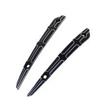 Split Windshield Side Trims CNC Windscreen For Harley Road Glide FLTRX 2015-2023