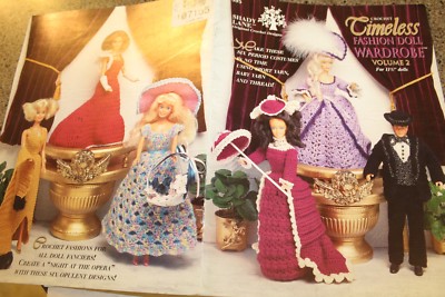 Shady Lane Crochet Pattern 595 Timeless Wardrobe Fashion Dolls Vol 2