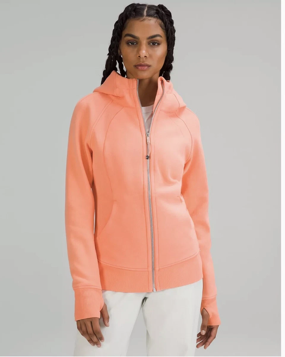 Lululemon Scuba Full Zip Hoodie Size 2 Sunny Coral NWT | eBay