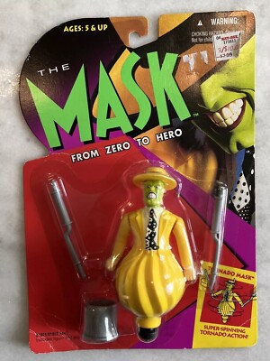THE MASK FROM ZERO TO HERO-TORNADO MASK KENNER ACTION FIGURE NEW Vintage 1995