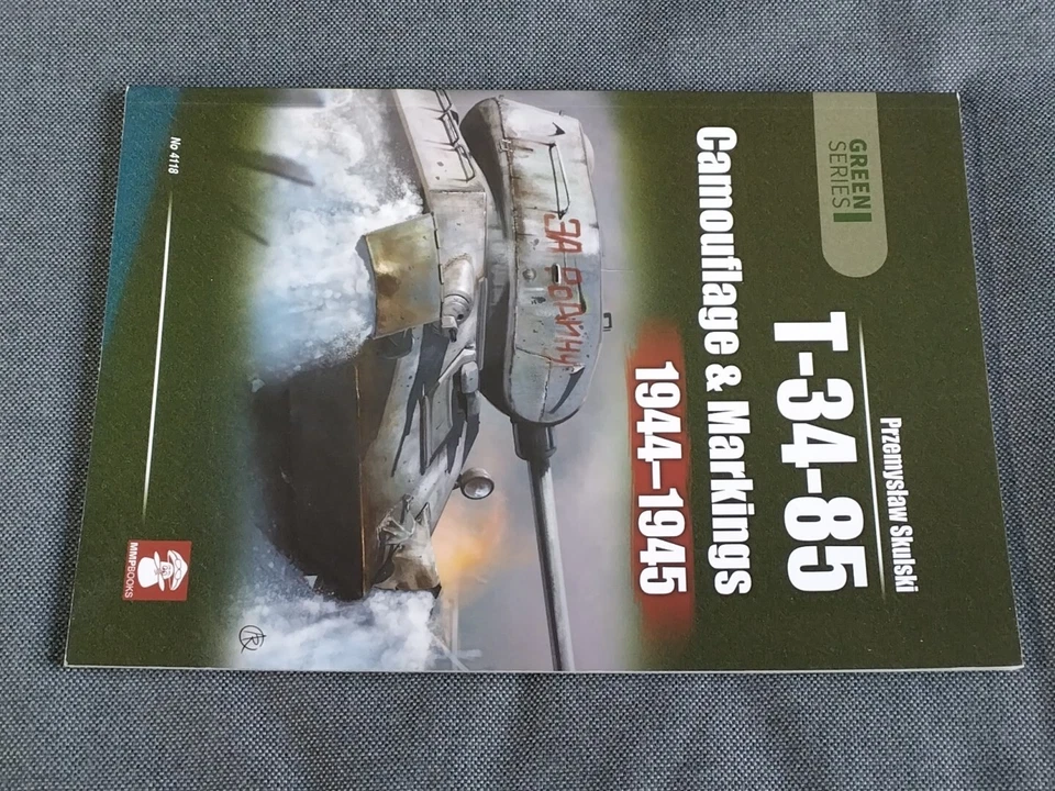 T-34-85  Camouflage & Markings 1944-1945 Mushroom Model Green Series Rare Book  - Image 3 of 4