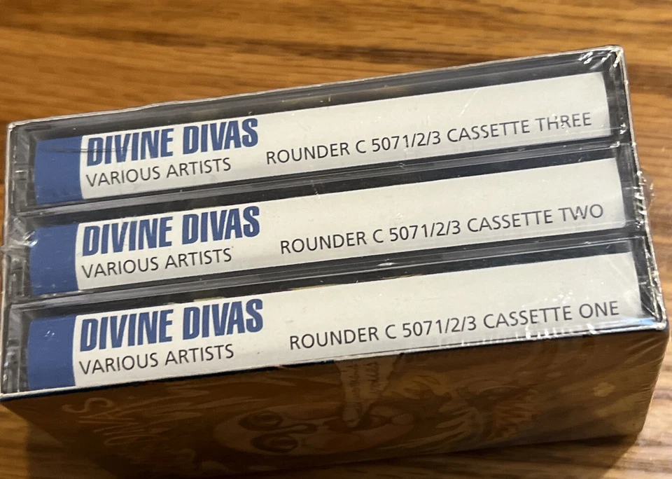 Divine Divas: A World of Women's Voices set on Rounder 3 Cassette Tapes New ✅ - Image 4 of 4
