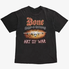 BONE THUGS N HARMONY ART OF WAR TOUR T-Shirt 100% Cotton Short Sleeve ZL357