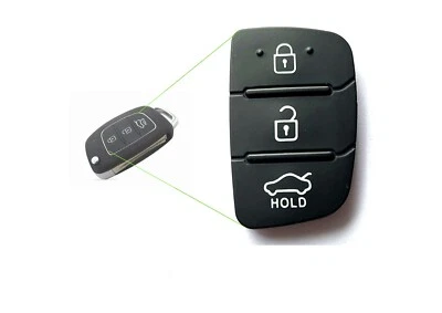 Gummi f. Klapp-Schlüssel Hyundai 3-Tasten i40 i20 i30 ix35 ix20 2.Gen Tastenfeld