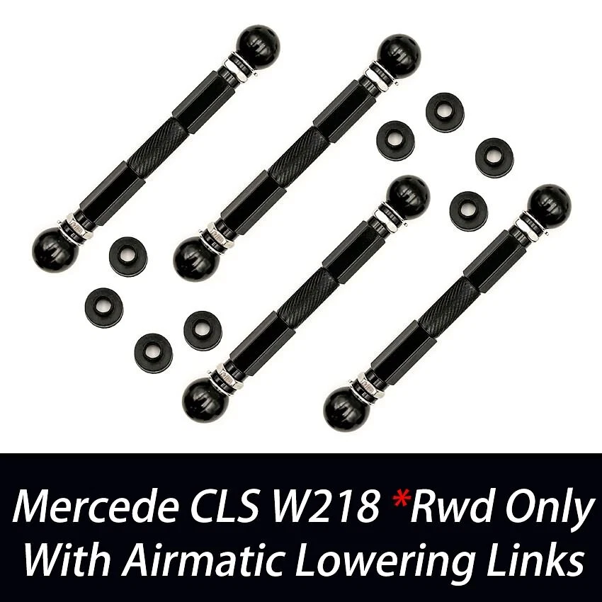 FOR 11-17 MERCEDES CLS 550 ADJUSTABLE AIRMATIC LOWERING LINKS KIT LINKAGES W218 - Image 2 of 4