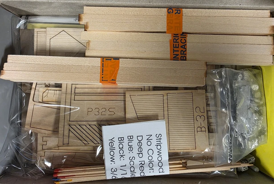 Kit de construcción de madera cortada con láser Bar Mills 812 HO Tylick Tool Company Foto 2 de 3