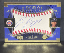 03 SWEET SPOT SIGS-JOSE REYES-AUTO BASEBALL-STITCHED LEATHER-GOLD- BLUE INK /40