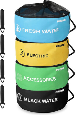 PR1ME 4 Pack Waterproof RV Hose Bag Storage, RV Utility Bag, Sewer Hose Bag, Cam