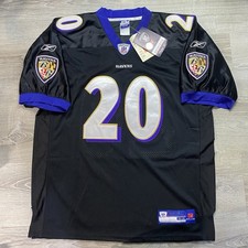 Vintage Reebok On-Field Ed Reed #20 Baltimore Ravens Jersey Size 52 NWT Rare🔥