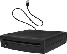 External USB Car Universal CD Player,Vehicle Player for via BLACK