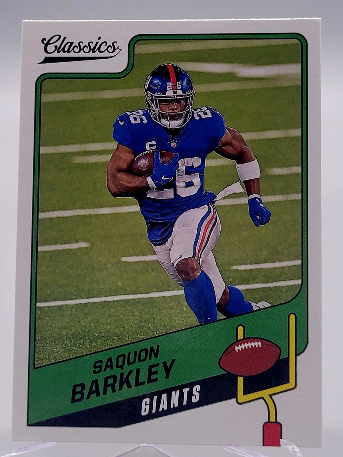 2021 CLASSICS SAQUON BARKLEY FOOTBALL CARD GIANTS NFL 54 panini