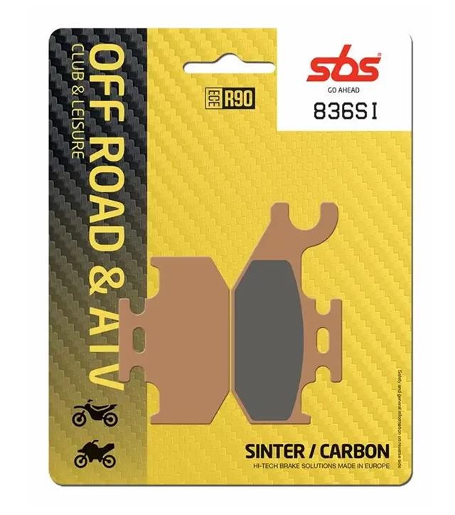 SBS 836SI Front Right Sinter Brake Pads For Suzuki LT-F 400 King Quad 2008-2014 - Image 15