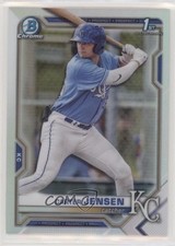 2021 Bowman Draft Chrome Refractor Carter Jensen #BDC-106 6h8